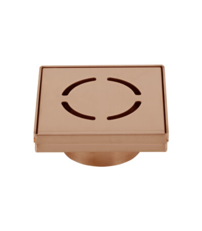 Harper Square Floor Waste - Brushed Copper