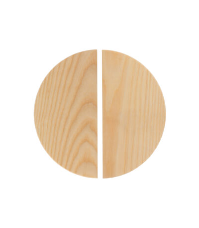 Hegman Half Moon Pull 200mm (Pair) - Ash