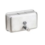 HORIZONTAL LIQUID SOAP DISPENSER SATIN STAINLESS STEEL METLAM ML600AS_N - Urban Designs Bathroom and Kitchen