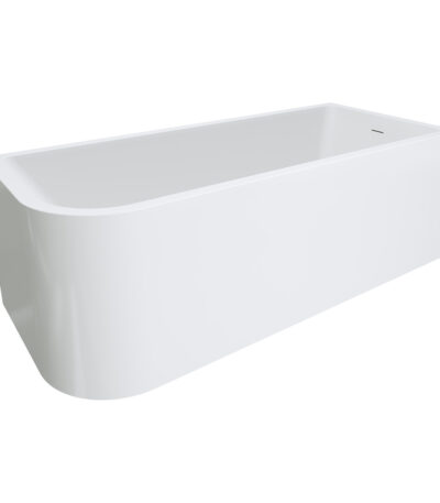 Hustle Left-Hand Multi-Fit Acrylic Bath with Overflow, 1700mm