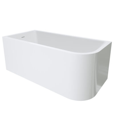 Hustle Right-Hand Multi-Fit Acrylic Bath with Overflow, 1500mm