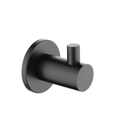 Hustle Single Robe Hook, Matte Black