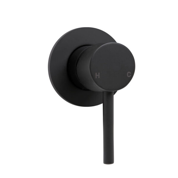 Hustle Wall Mixer, Round Plate