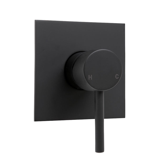 Hustle Wall Mixer, Square Plate