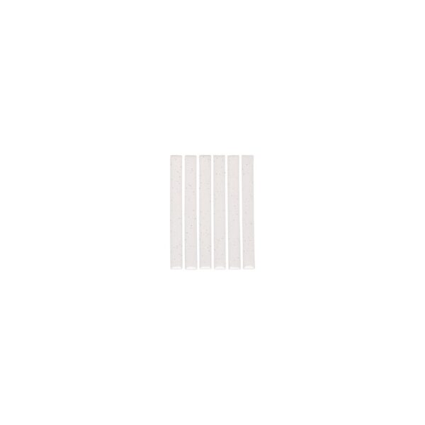 Imari Speckle Finger Mosaic Tile - Gloss White (Sample) | 100 x 100mm