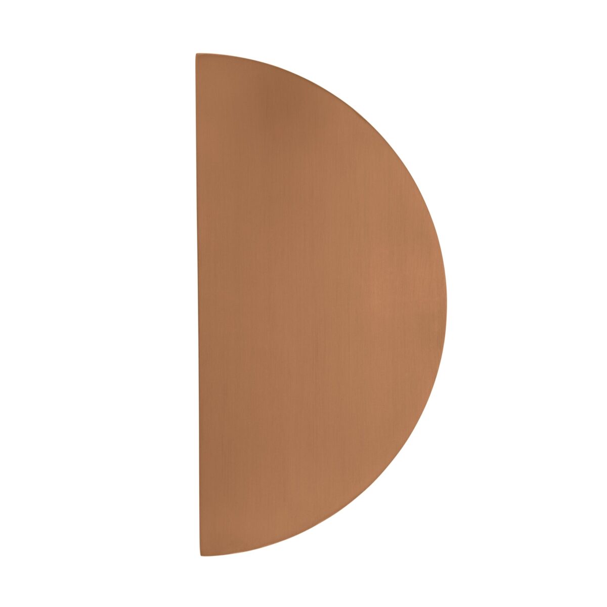 Imes Half Moon Entry Door Pull - Brushed Copper