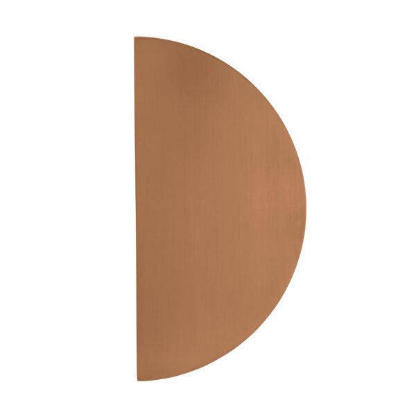 Imes Half Moon Entry Door Pull - Brushed Copper