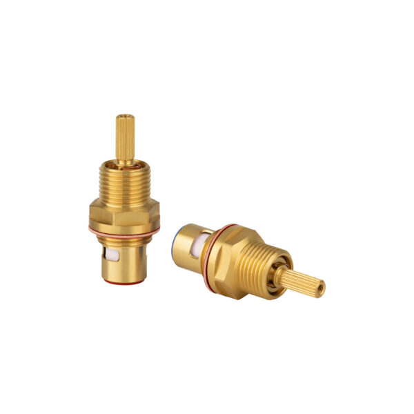 In-Wall Assembly Taps - Spindle Standard Set (H&C) - Solid Brass