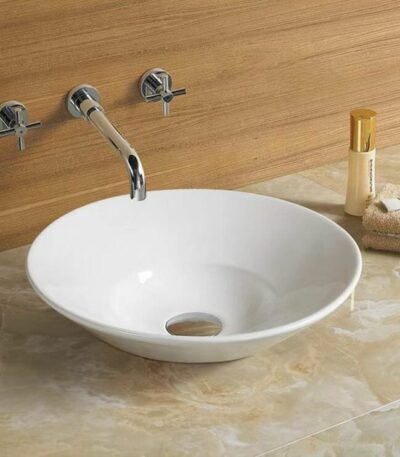 Insert Ceramic Basin - Gloss White - Round - 410mm | PIS4141R