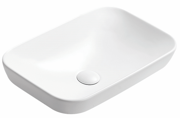 Insert Ceramic Basin - Matt White - Rectangle - 515mm | EPS-I 5134MW