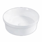 Insert Ceramic Basin - No Overflow - No Tap Hole - Gloss White - Round - 360mm | PIS3636