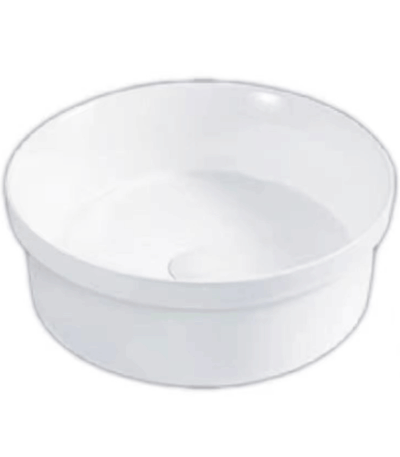 Insert Ceramic Basin - No Overflow - No Tap Hole - Gloss White - Round - 360mm | PIS3636