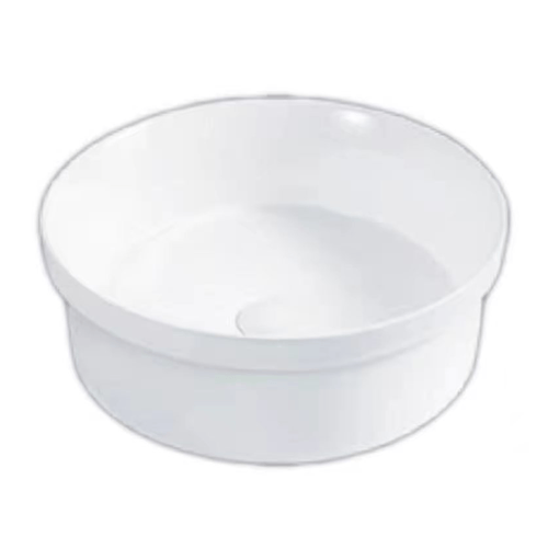 Insert Ceramic Basin - No Overflow - No Tap Hole - Gloss White - Round - 360mm | PIS3636