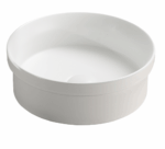 Insert Ceramic Basin - No Overflow - No Tap Hole - Gloss White - Round - 360mm | PIS3636MW