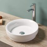 Insert Ceramic Basin - No Overflow - No Tap Hole - Gloss White - Round - 400mm | PI4040