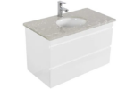 INSPIRE DM750 DOVER WALL HUNG VANITY GLOSS WHITE - Urban Designs Bathroom and Kitchen