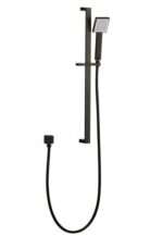 INSPIRE ITSR TARAN SHOWER RAIL WITH SQUARE HANDHELD SHOWER CHROME AND COLOURED - Urban Designs Bathroom and Kitchen