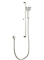 INSPIRE ITSR TARAN SHOWER RAIL WITH SQUARE HANDHELD SHOWER CHROME AND COLOURED - Urban Designs Bathroom and Kitchen