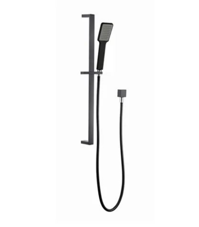 INSPIRE ITSR TARAN SHOWER RAIL WITH SQUARE HANDHELD SHOWER CHROME AND COLOURED - Urban Designs Bathroom and Kitchen