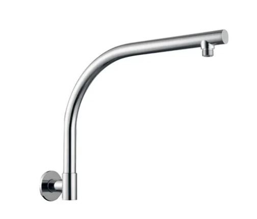 INSPIRE PGSA PAVIA ROUND GOOSENECK SHOWER ARM CHROME AND BLACK - Urban Designs Bathroom and Kitchen
