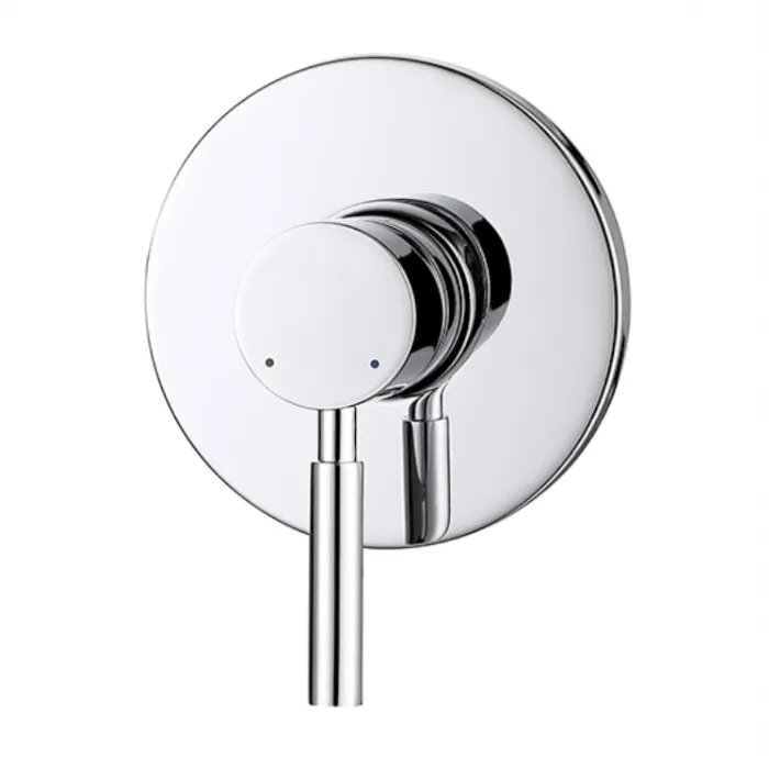 INSPIRE PSM PAVIA SHOWER/BATH WALL MIXER CHROME / BLACK - Urban Designs Bathroom and Kitchen