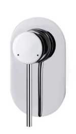 INSPIRE R12SM ROUL SHOWER/BATH WALL MIXER CHROME AND COLOURED - Urban Designs Bathroom and Kitchen