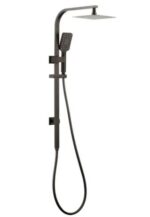 INSPIRE TSSTI TARAN TWIN SHOWER SET SQUARE TOP INLET CHROME AND COLOURED - Urban Designs Bathroom and Kitchen