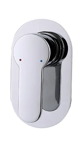 INSPIRE VSM VOGH SHOWER/BATH WALL MIXER CHROME - Urban Designs Bathroom and Kitchen