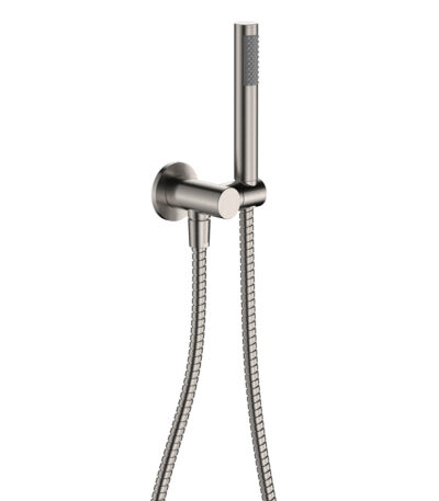Isabella Hand Shower, Round Plate, Brushed Nickel