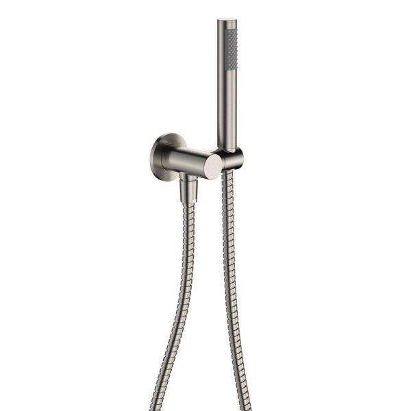 Isabella Hand Shower, Round Plate, Brushed Nickel