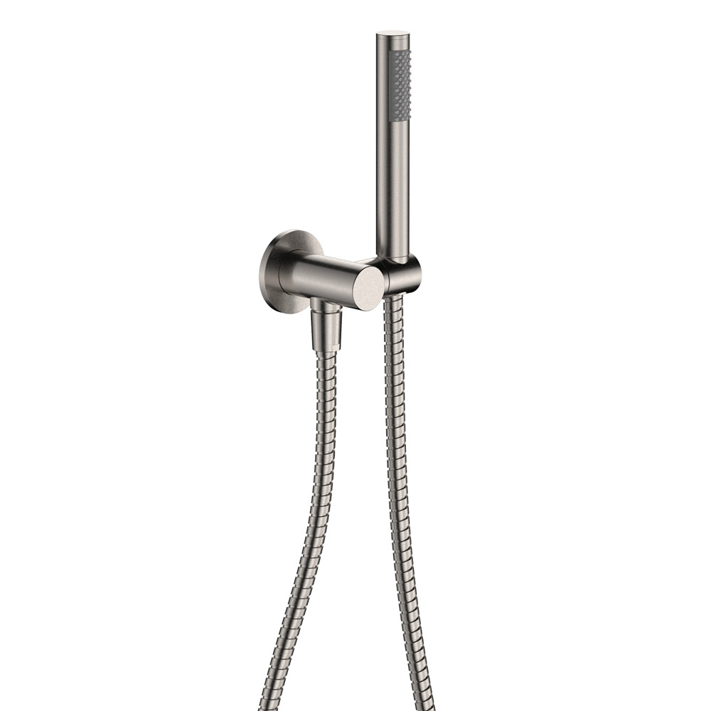 Isabella Hand Shower, Round Plate, Brushed Nickel