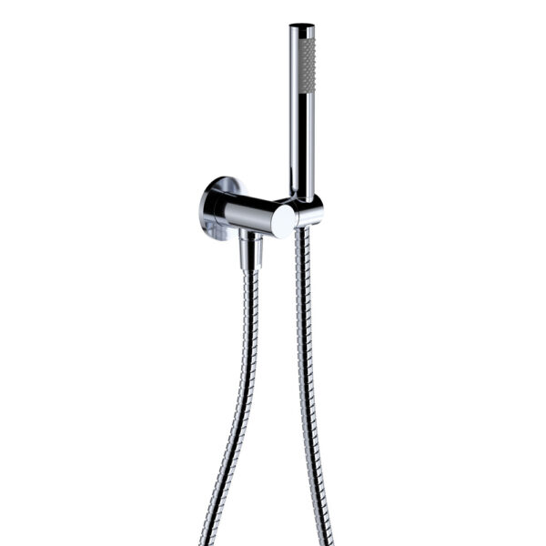 Isabella Hand Shower, Round Plate, Chrome