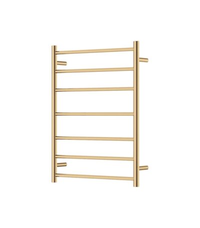 Isabella Heated Towel Rail, 600 x 800mm, Urban Brass