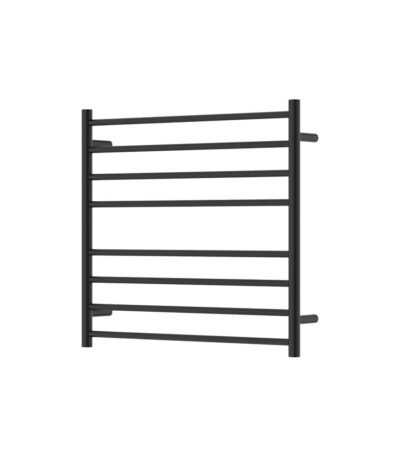 Isabella Heated Towel Rail, 750 x 700mm, Matte Black