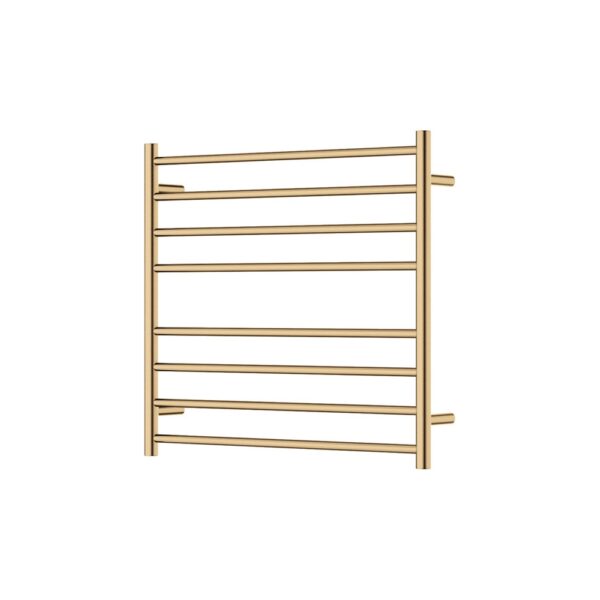 Isabella Heated Towel Rail, 750 x 700mm, Urban Brass