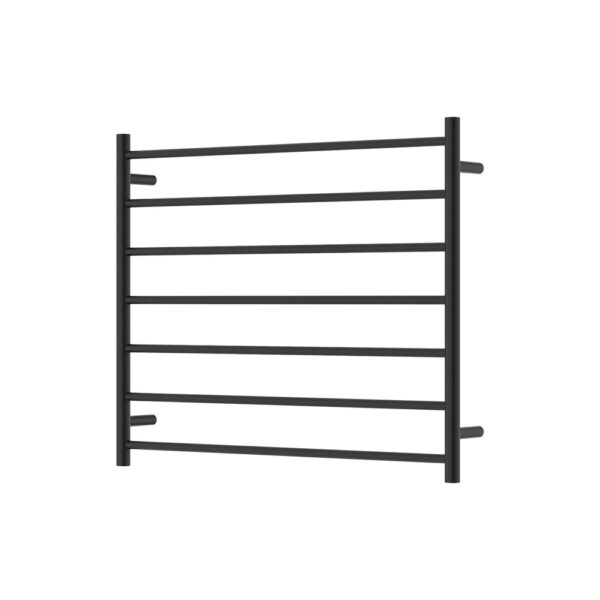 Isabella Heated Towel Rail, 900 x 750mm, Matte Black