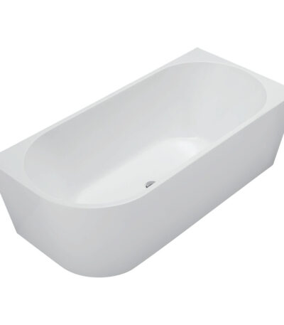 Isabella Left-Hand Acrylic Corner Bath, Gloss White, 1700mm