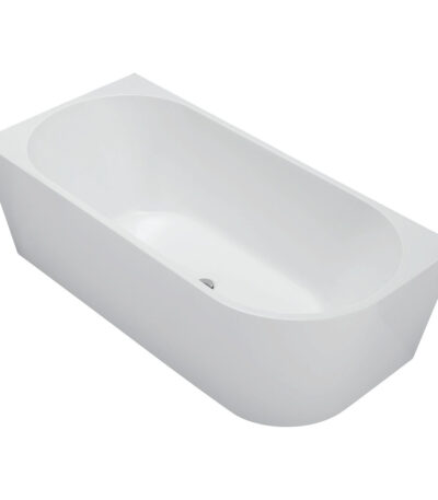 Isabella Right-Hand Acrylic Corner Bath, Gloss White, 1700mm