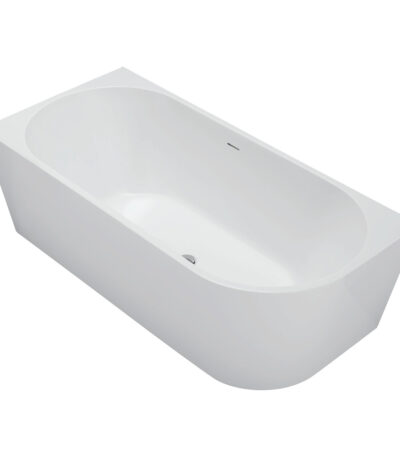 Isabella Right-Hand Acrylic Corner Bath with Overflow, Gloss White, 1700mm