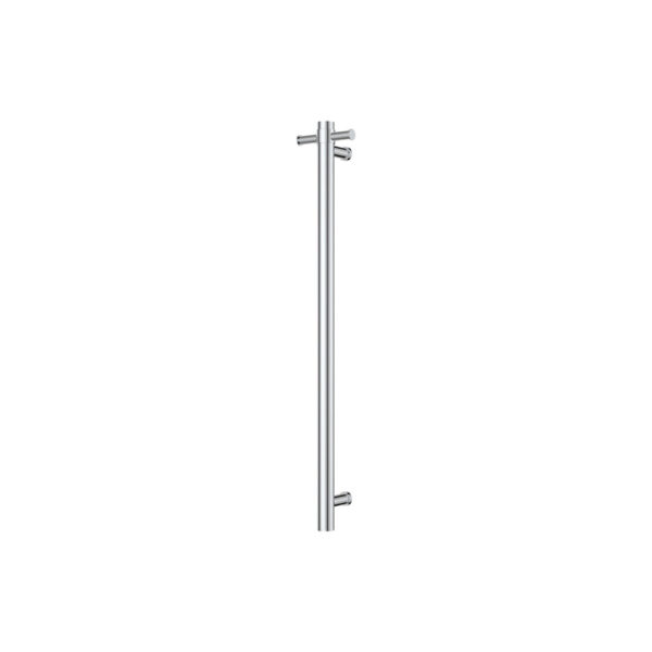 Isabella Vertical Heated Towel Rail, 100 x 900mm, Chrome