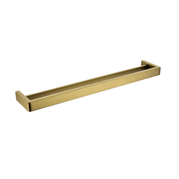 IVANO Brushed Gold Double Towel Rail - 600mm | BUYG7002.TR