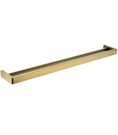 IVANO Brushed Gold Double Towel Rail - 800mm | BUYG7002.8.TR