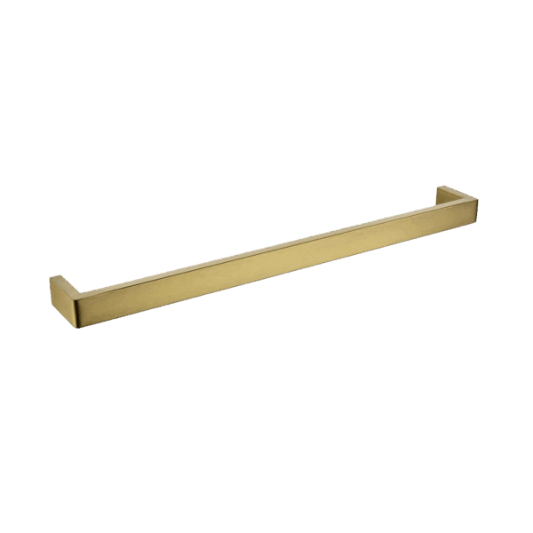IVANO Brushed Gold Single Towel Rail - 600mm | BUYG7001.TR