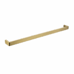 IVANO Brushed Gold Single Towel Rail - 800mm | BUYG7001.8.TR