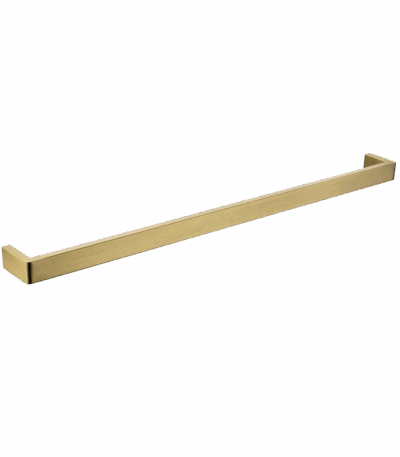 IVANO Brushed Gold Single Towel Rail - 800mm | BUYG7001.8.TR
