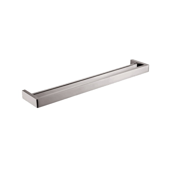 IVANO Brushed Nickel Double Towel Rail - 600mm | BU7002.TR