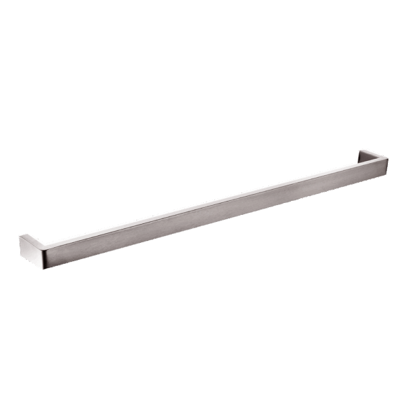 IVANO Brushed Nickel Single Towel Rail - 800mm | BU7001.8.TR
