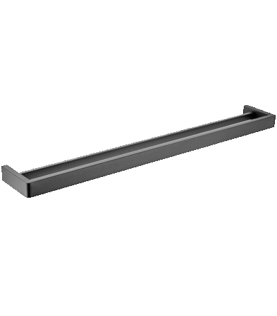 IVANO Gun Metal Grey Double Towel Rail - 800mm | GM7002.8.TR