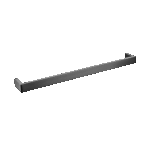 IVANO Gun Metal Grey Single Towel Rail - 600mm | GM7001.TR