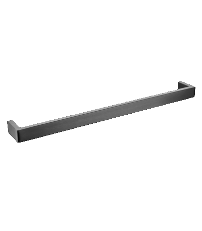 IVANO Gun Metal Grey Single Towel Rail - 600mm | GM7001.TR